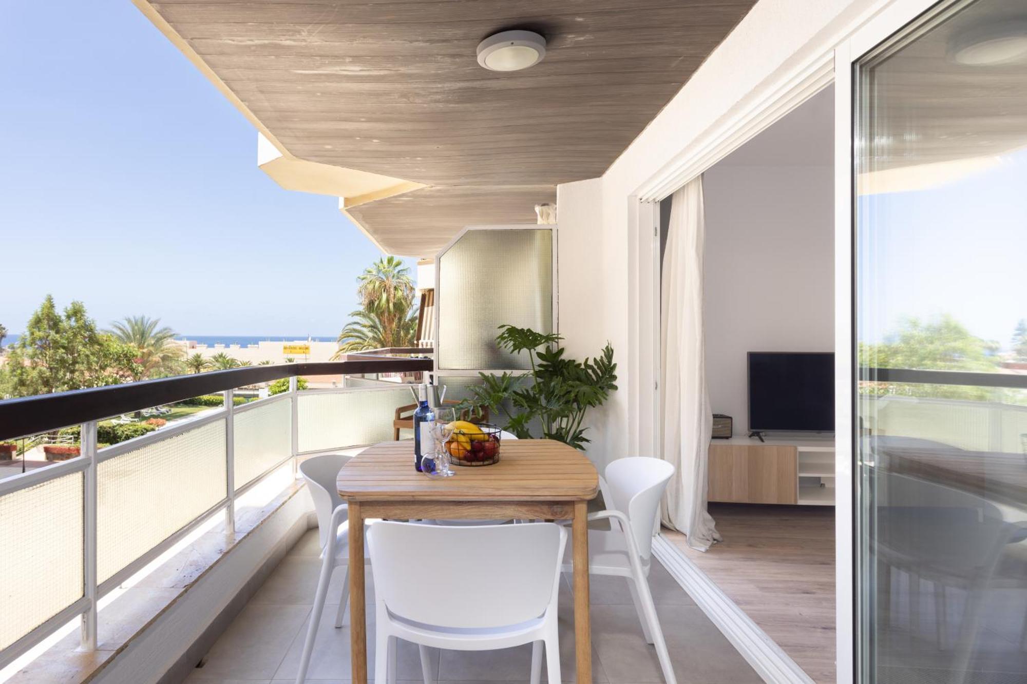 Home2book Design Terrace & Pool Cristianos Apartamento